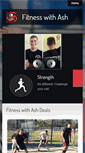 Mobile Screenshot of fitnesswithash.com